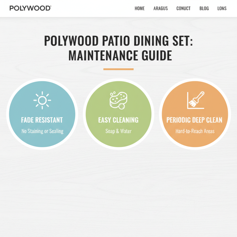 How to Choose the Best Polywood Dining Set for Your Patio?