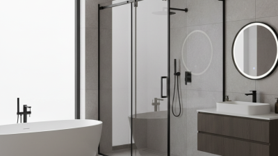 Top Reasons to Choose Matte Black Sliding Shower Doors for Your Bathroom?