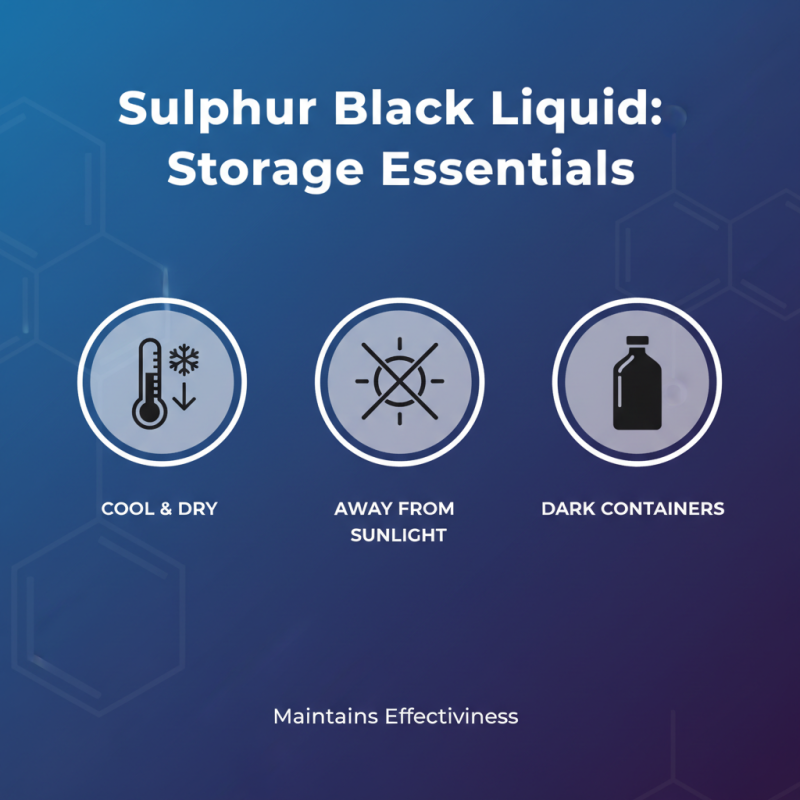 What is Sulphur Black Liquid and How to Use it Effectively?