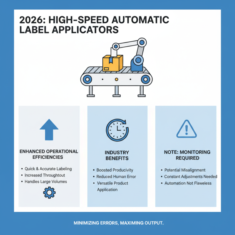 2026 Best High-Speed Automatic Label Applicators for Efficient Labeling Solutions?