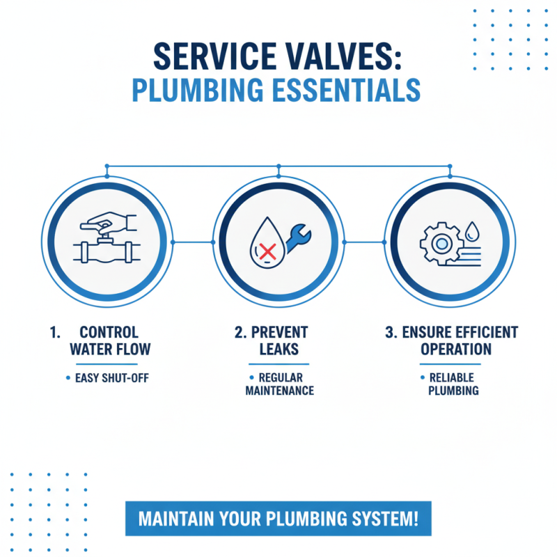 Why Are Service Valves Essential for Plumbing Systems?