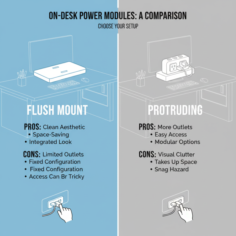 How to Choose the Right On Desk Power Modules for Your Workspace?