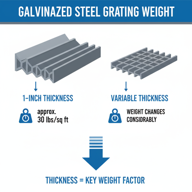 How Much Does Galvanized Steel Grating Weigh?