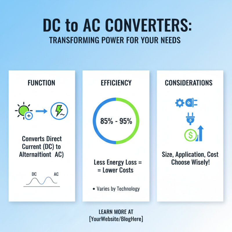 Top Tips for Choosing the Best DC to AC Converter?