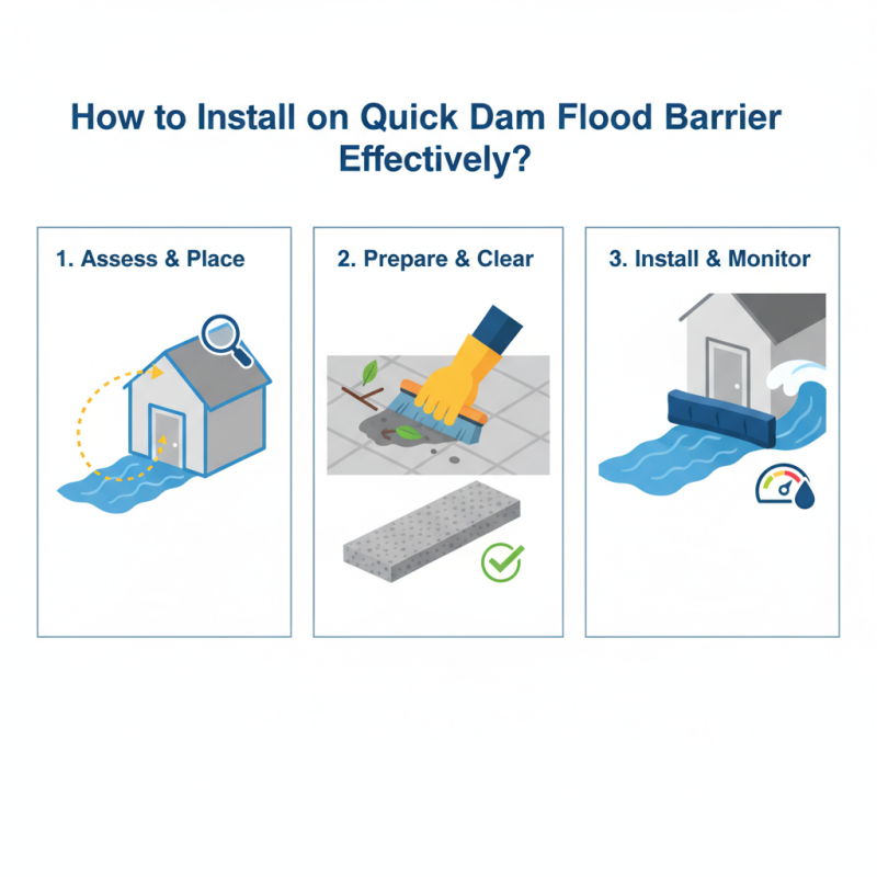 How to Install a Quick Dam Flood Barrier Effectively?