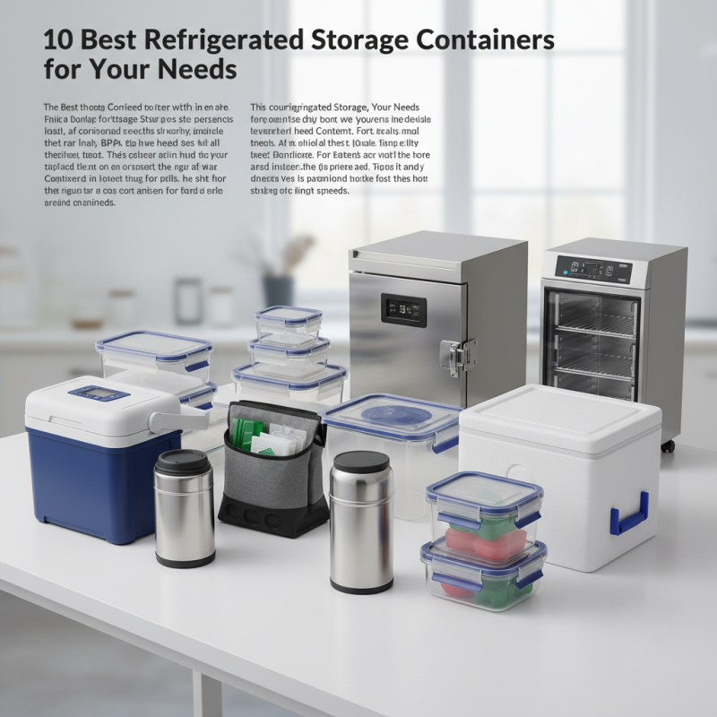 10 Best Refrigerated Storage Containers for Your Needs?