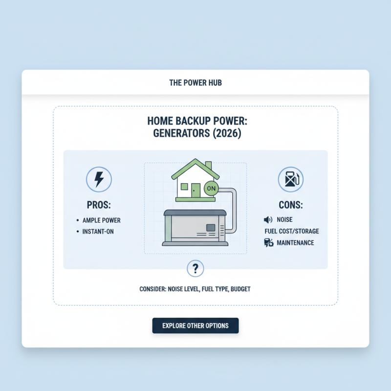 Best Backup Power Solutions for Home Use in 2026?