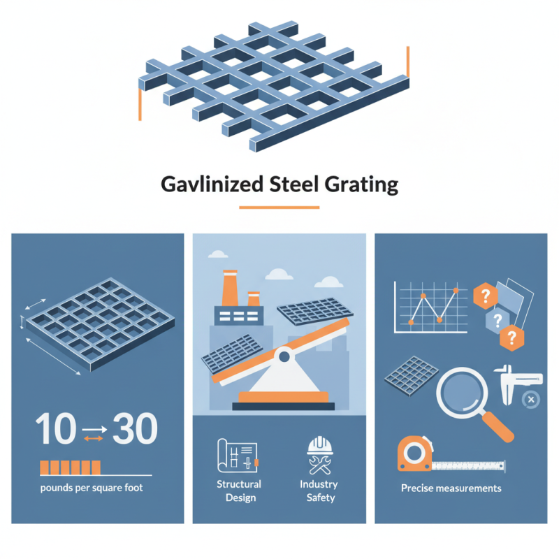 How Much Does Galvanized Steel Grating Weigh?