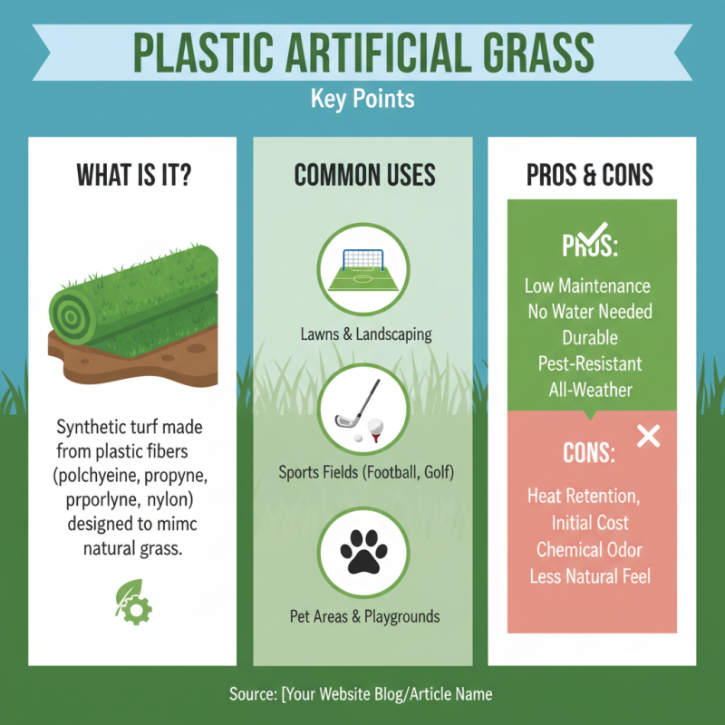 What is Plastic Artificial Grass and its Benefits?