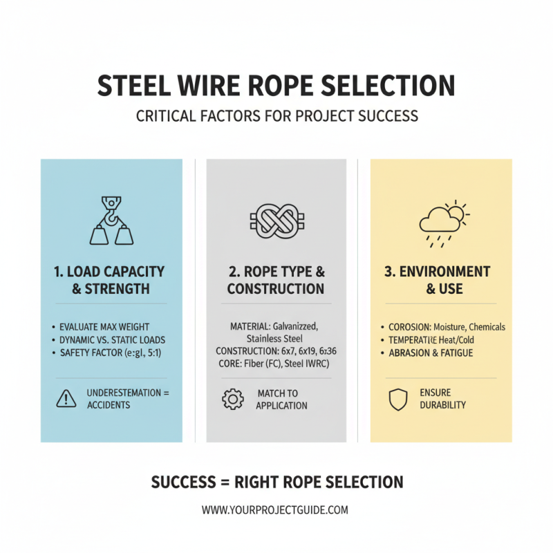 How to Choose the Right Steel Wire Rope for Your Project?