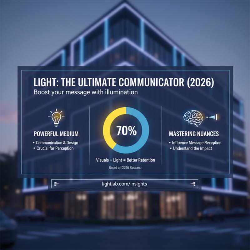 How to Use Light in 2026 for Effective Communication and Design?