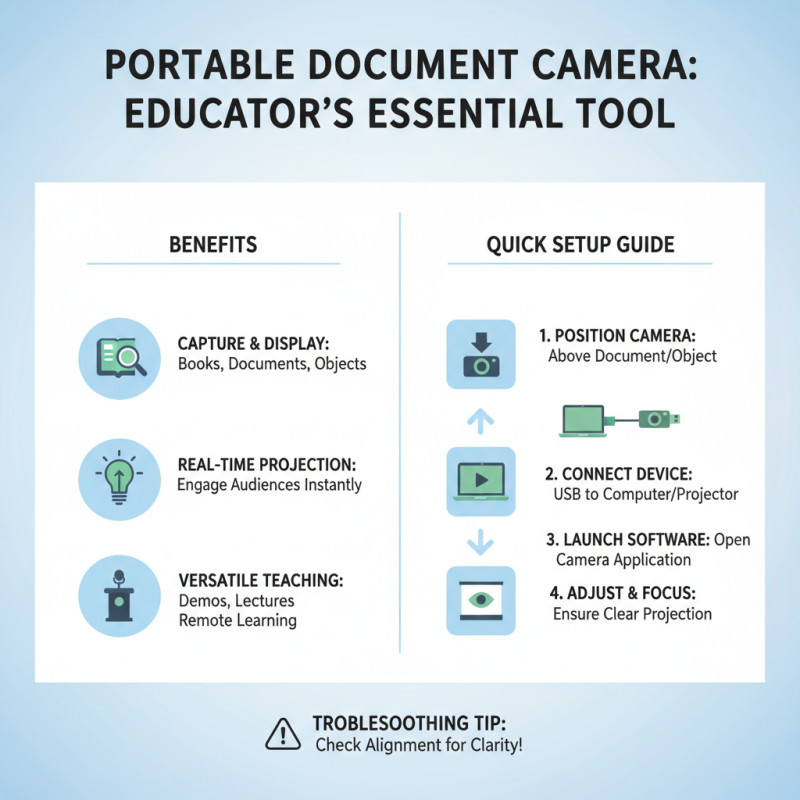 10 Essential Tips for Using a Portable Document Camera Effectively