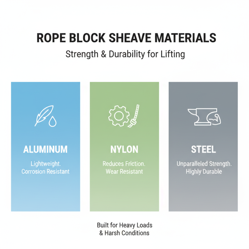 Top 10 Essential Rope Block Sheaves for Your Lifting Needs?