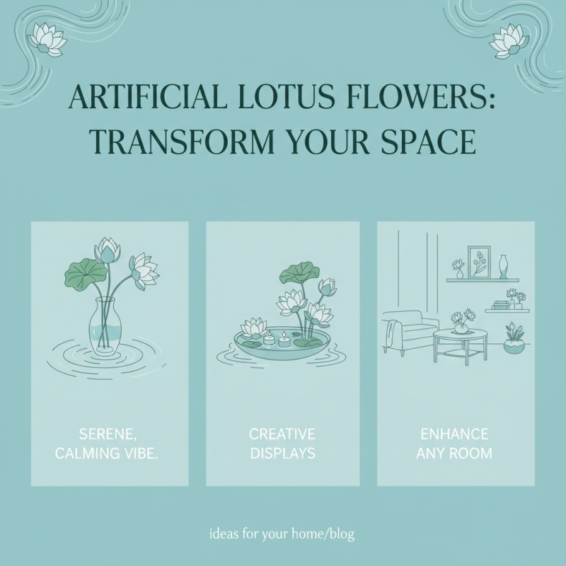 How to Use Artificial Lotus Flowers For Decoration in 2026?
