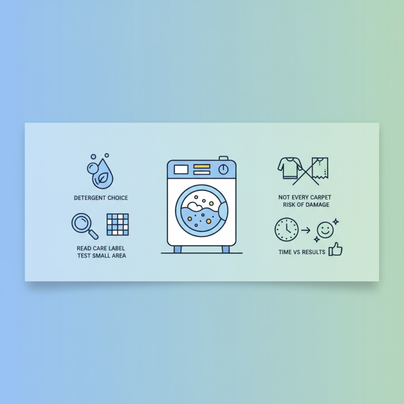 How to Machine Wash Carpets Effectively and Safely?