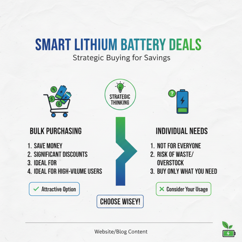 What is the Best Way to Find Lithium Battery Deals?