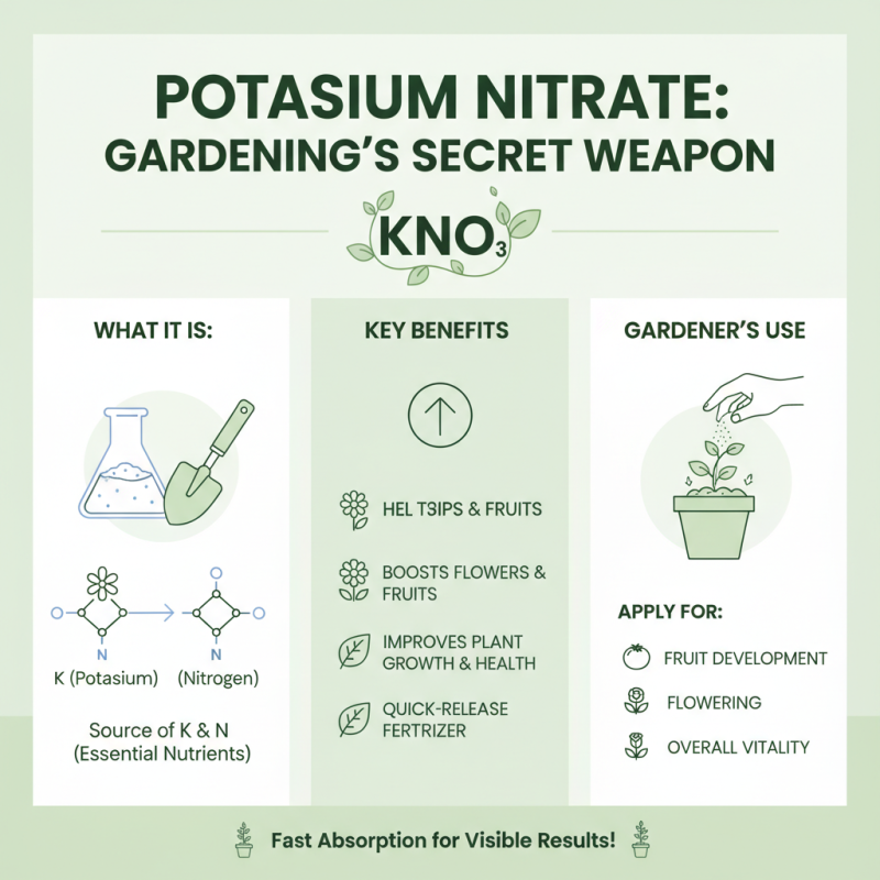 How to Use Potassium Nitrate Powder for Gardening and Fertilization?
