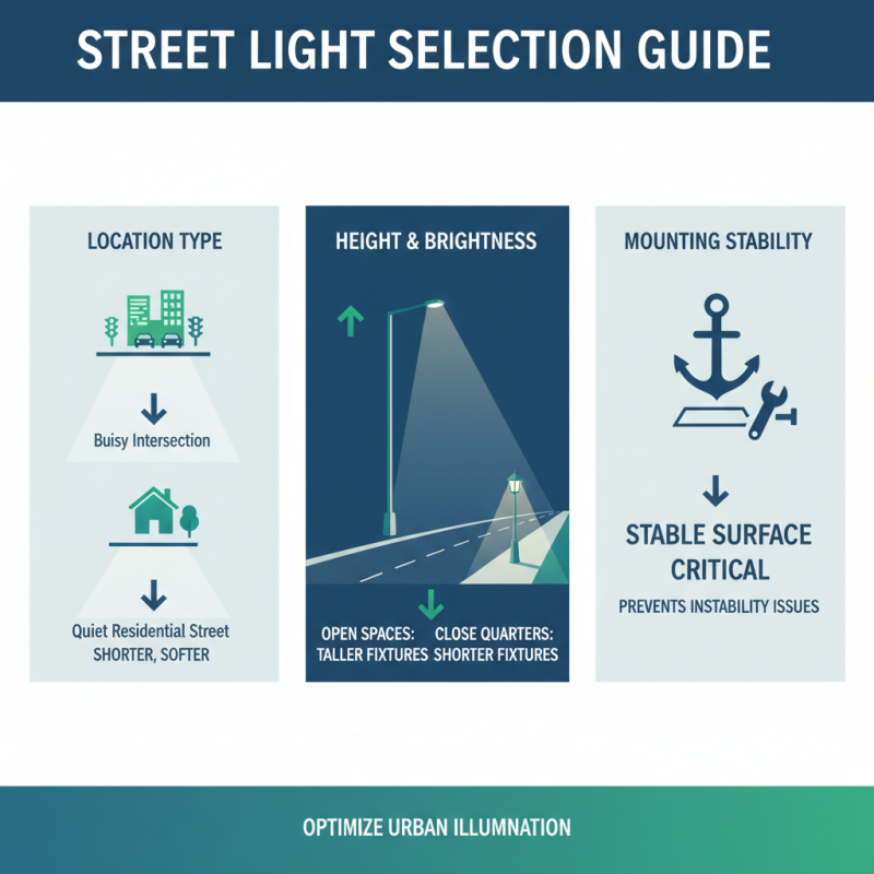 How to Choose the Right Street Light for Your Needs?