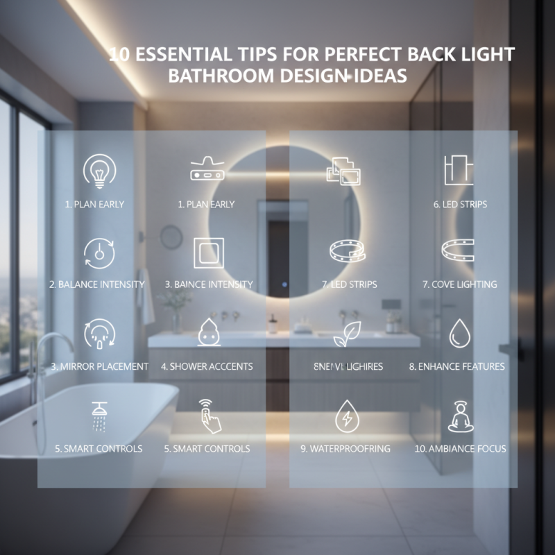 10 Essential Tips for Perfect Back Light Bathroom Design Ideas