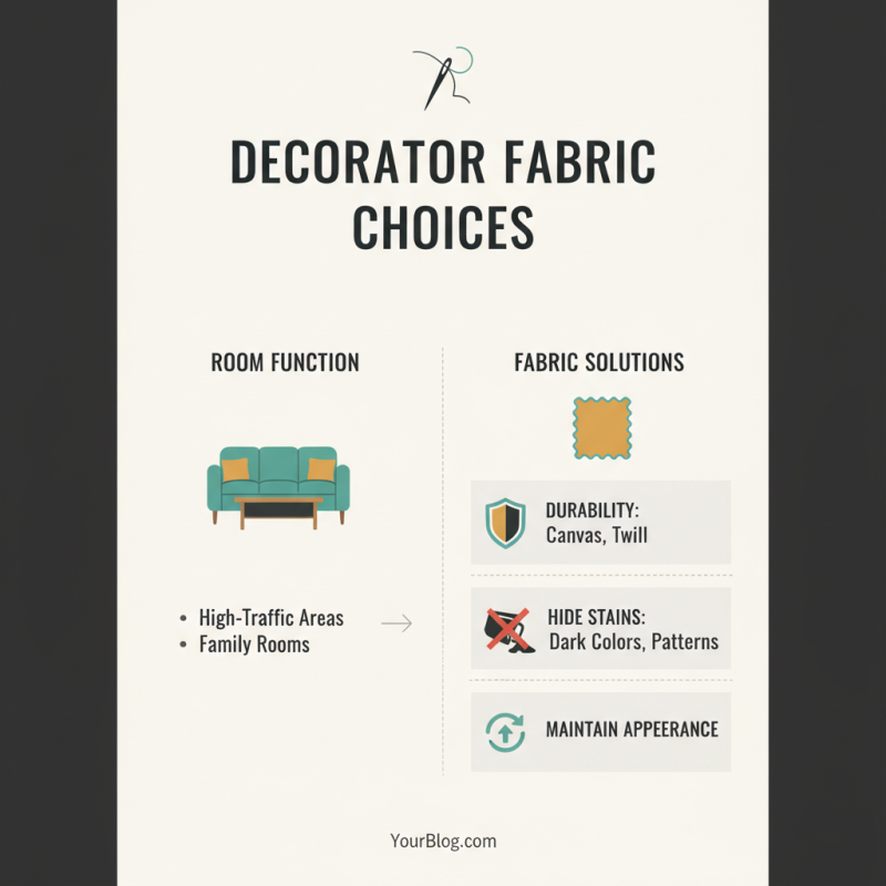 Why Choose Decorator Fabric for Your Home Decor Needs?