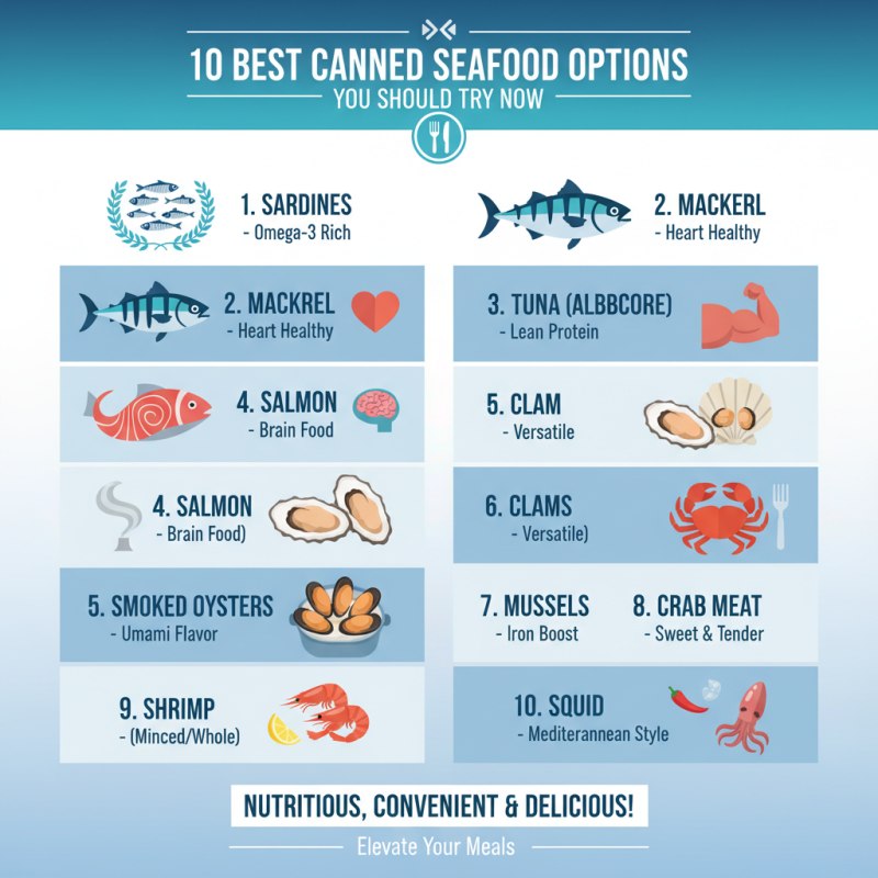 10 Best Canned Seafood Options You Should Try Now?