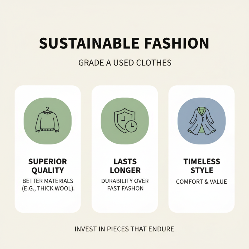Why Choose Grade A Used Brand Clothes for Sustainable Fashion?
