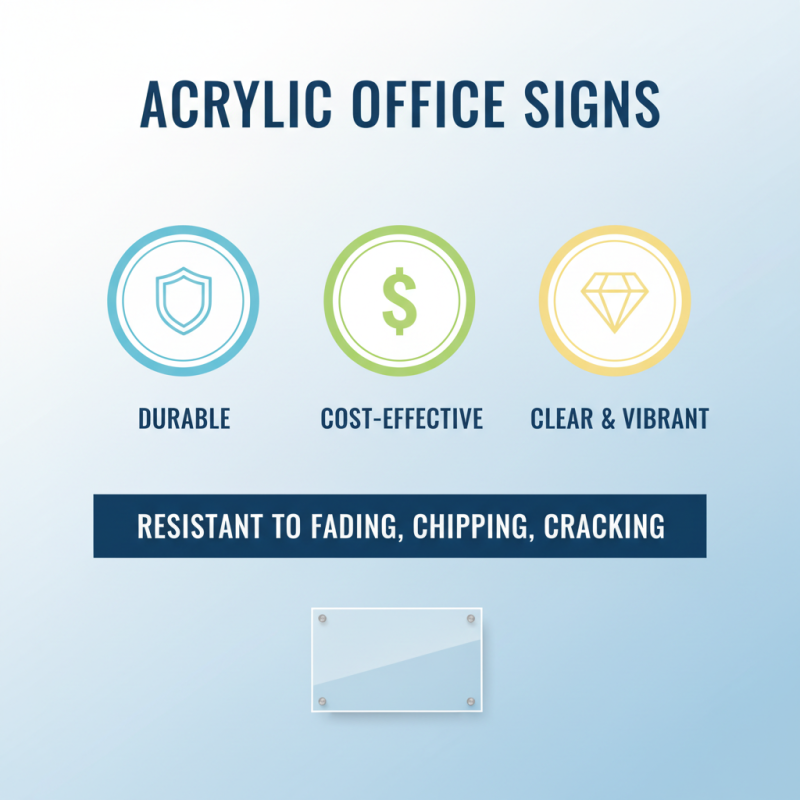Why Choose Office Signs Acrylic for Your Workplace Needs?