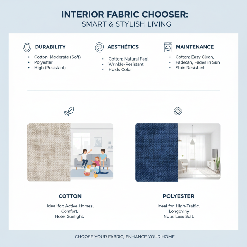 How to Choose the Best Interior Fabrics for Your Home?