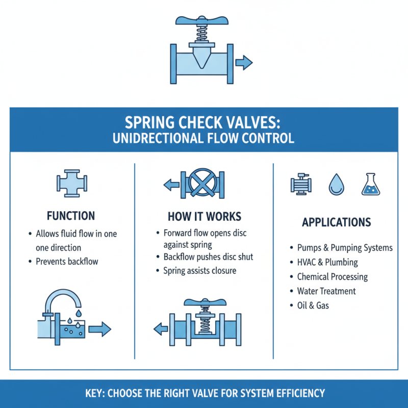How to Choose the Right Spring Check Valve for Your Application?