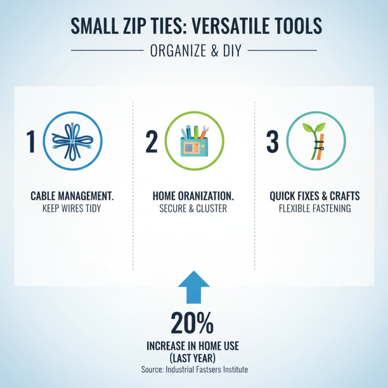 How to Use Small Zip Ties for Organizing and DIY Projects?