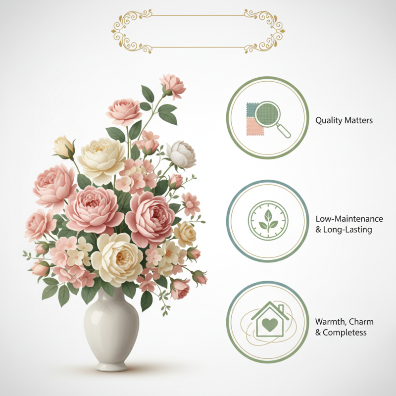 How to Choose the Best Artificial Silk Flowers for Your Home Decor?