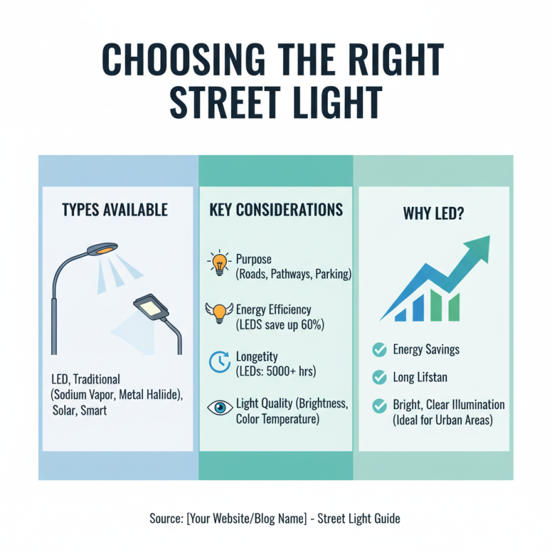 How to Choose the Right Street Light for Your Needs?