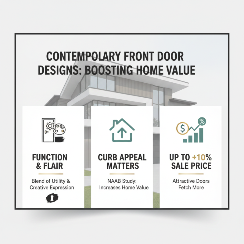 Top 10 Contemporary Front Doors for Modern Home Design Ideas?