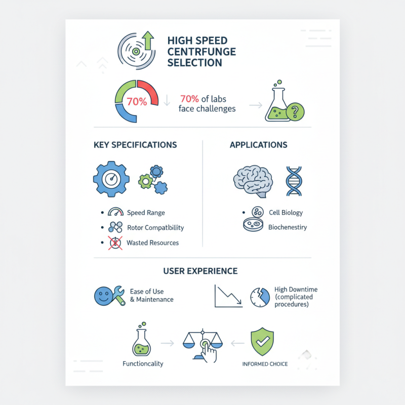 How to Choose the Right High Speed Centrifuge for Your Laboratory?