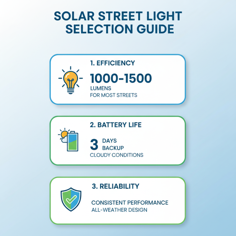 How to Choose the Best Solar Powered Street Lights for Your Needs?
