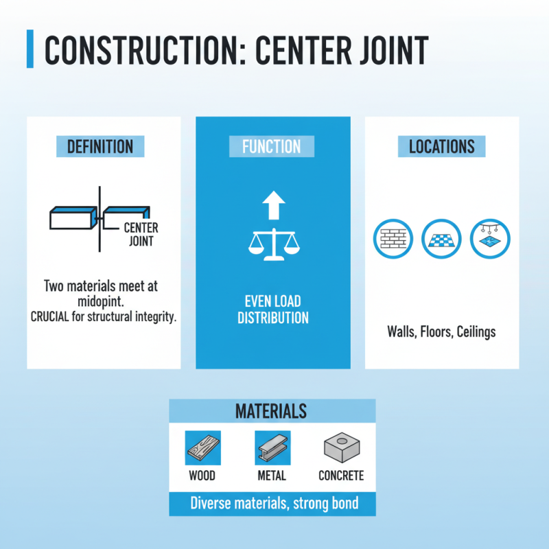 What is Center Joint and How Does it Function in Construction?