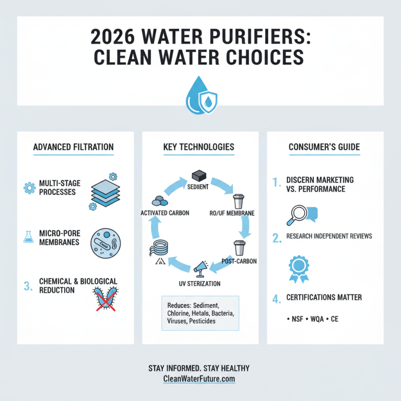 Top 10 Water Purifiers for Clean Drinking Water in 2026?