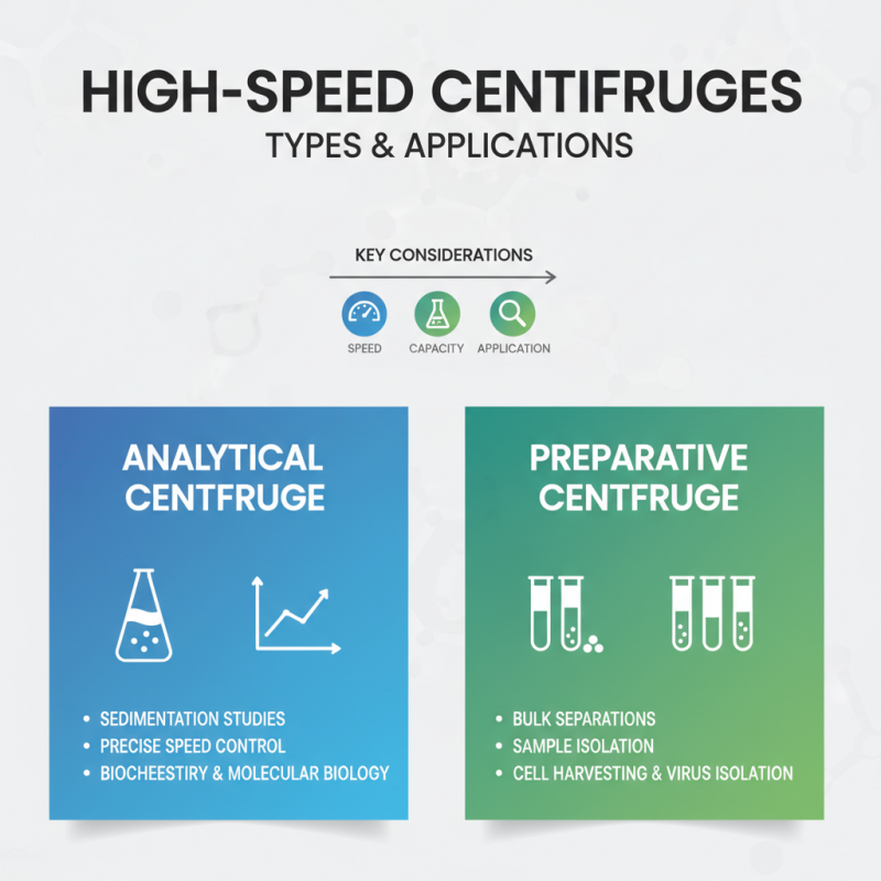 How to Choose the Right High Speed Centrifuge for Your Laboratory?