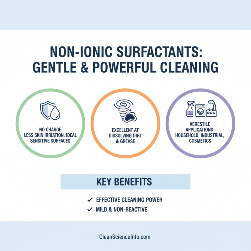 5 Best Non-Ionic Surfactants for Effective Cleaning Solutions?