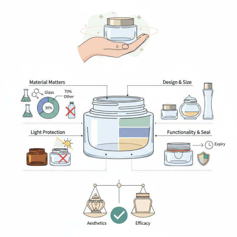 How to Choose the Best Glass Cream Jar for Your Skincare Needs?