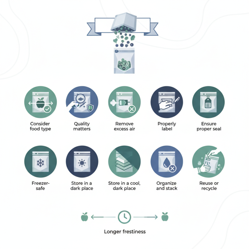 10 Tips for Using Aluminum Pouches for Food Storage Effectively?