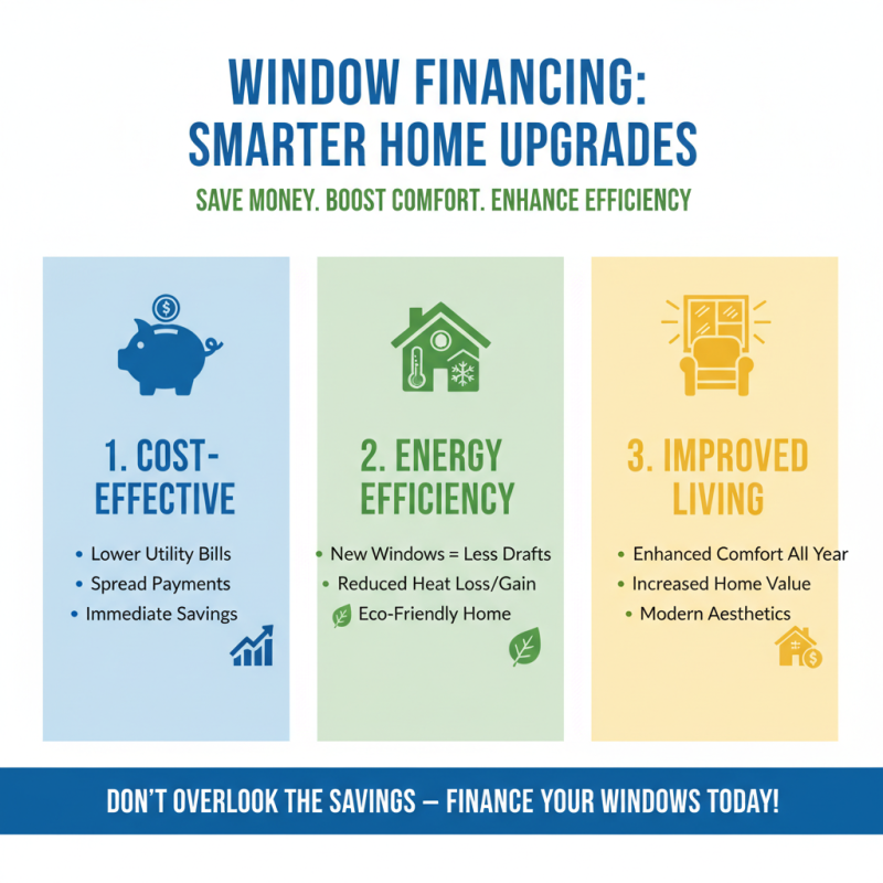 Why is Window Financing a Smart Choice for Homeowners?