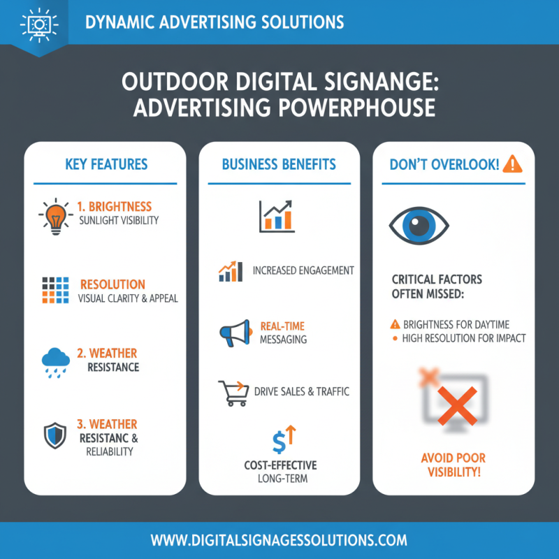 10 Best Outdoor Digital Signage Solutions for Effective Advertising?