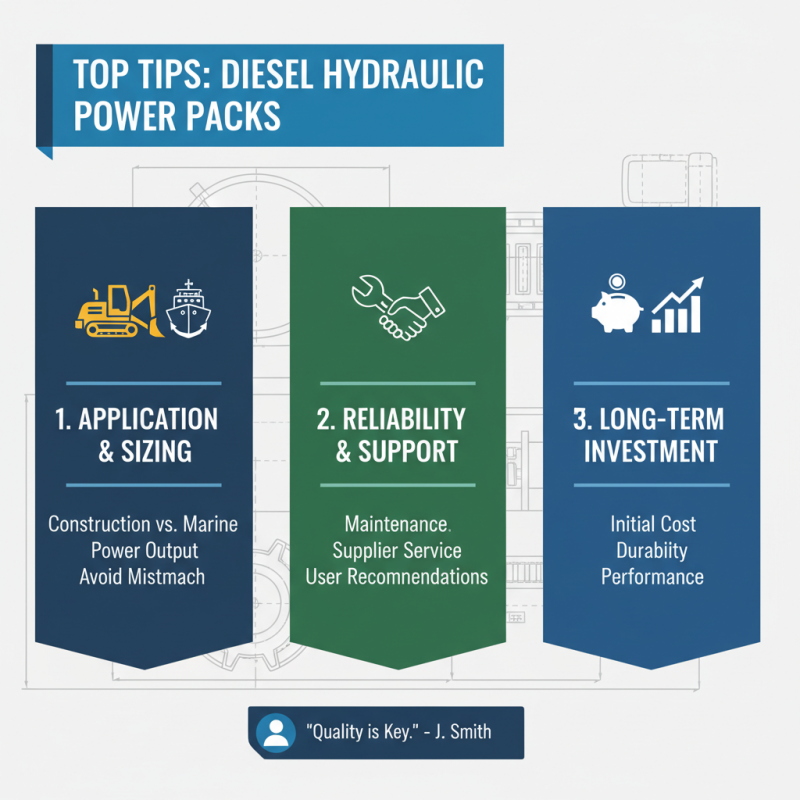Top Tips for Choosing a Diesel Hydraulic Power Pack?