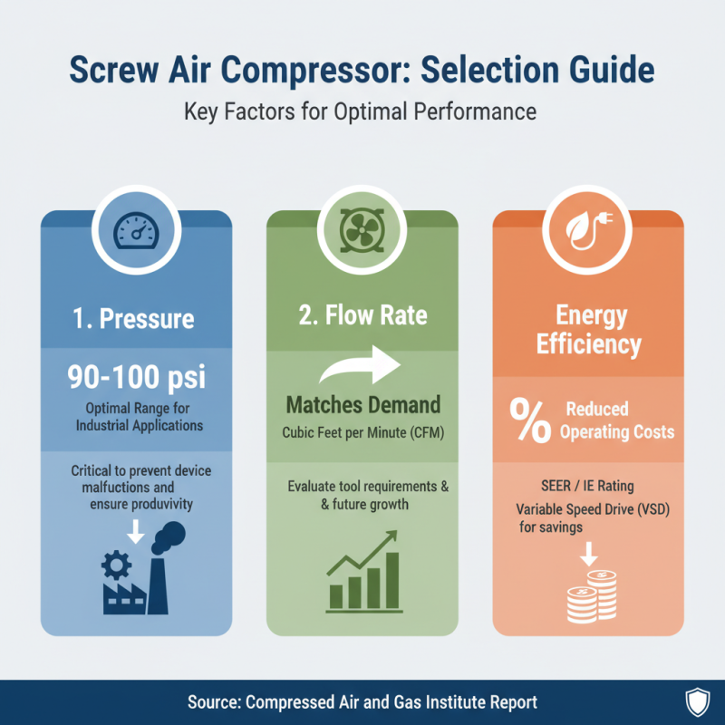 How to Choose the Right Screw Air Compressor for Your Needs?