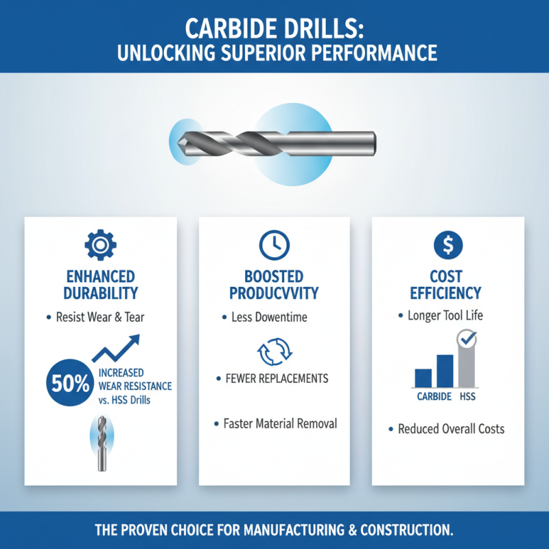Top 10 Carbide Drill Types for Enhanced Performance and Durability?