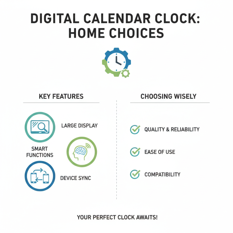 What is the Best Digital Calendar Clock for Home Use?