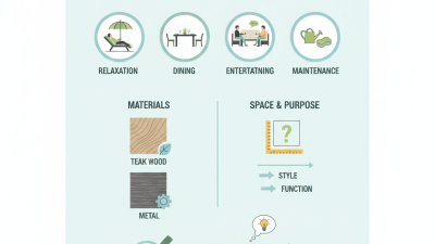 How to Choose the Best Outdoor Furniture for Your Space?