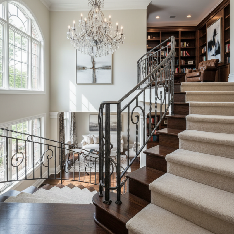 How to Choose Wrought Iron Stair Railings for Your Home?