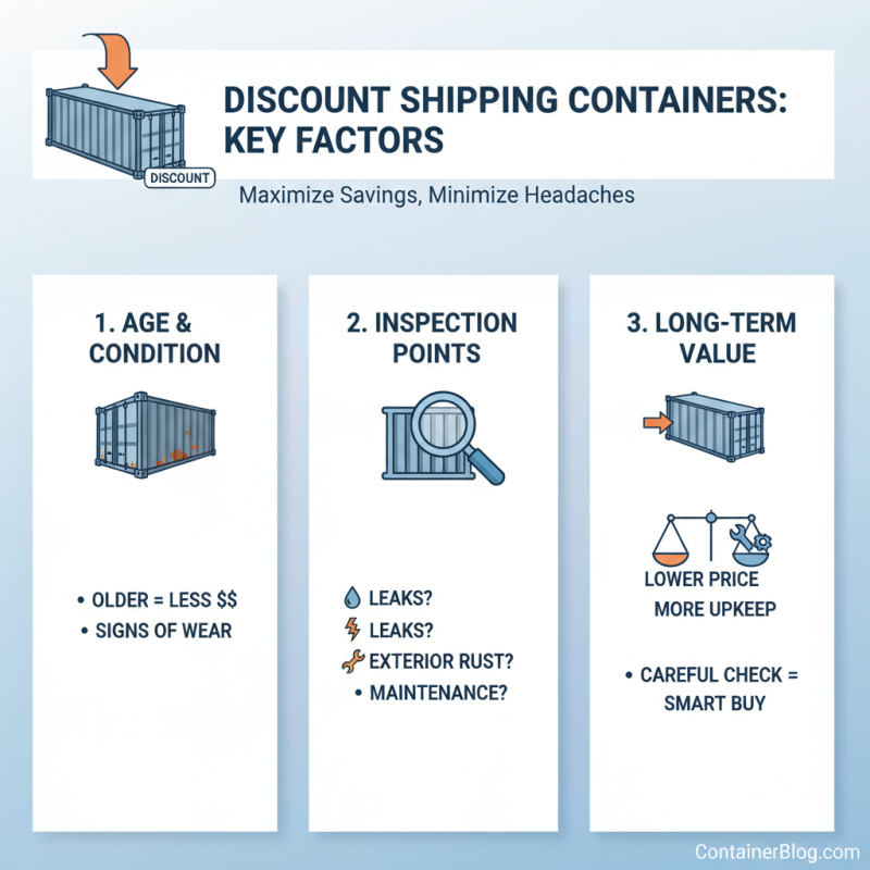 Why Should You Consider Discount Shipping Containers for Your Next Project?